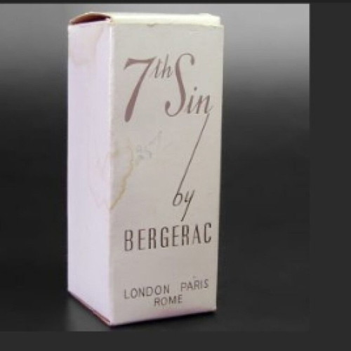7th Sin by Bergerac perfume 75ml like new, rare women's fragrance