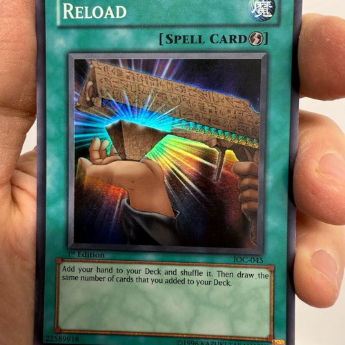 Κάρτα Yu-Gi-Oh Reload gold 1 edition IOC-045 σαν καινούργιο