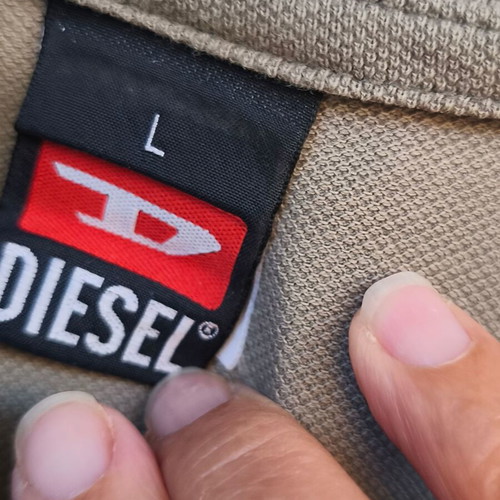 Diesel men's shirt olive green size L used