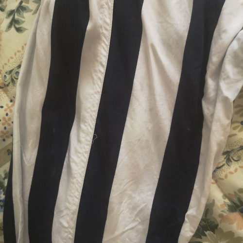 Mexx striped cropped jacket shirt size L 40 used