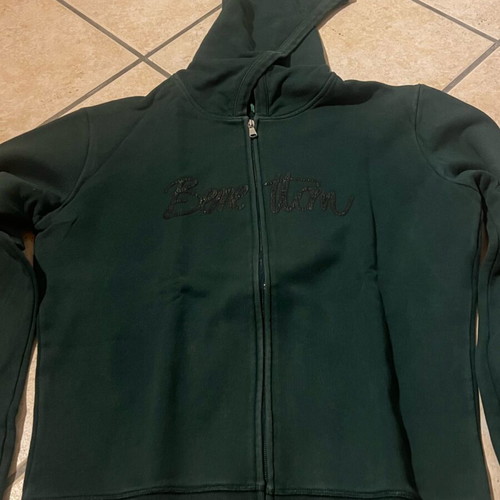Benetton cotton sweatshirt like new, green, size S