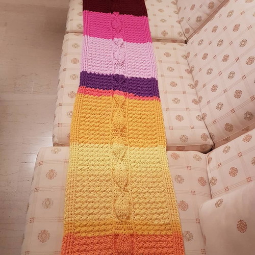Handmade knitted scarf made to order