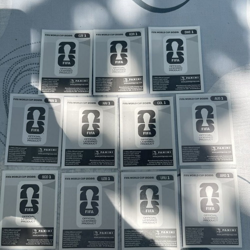 Panini FIFA World Cup 2026 team logo stickers