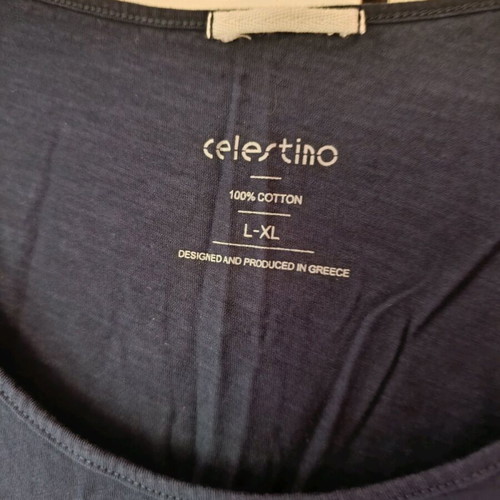 Celestino women's blouse used, blue, size L-XL