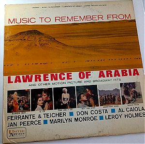 Δίσκος βινυλίου Music to remember from Lawrence of Arabia