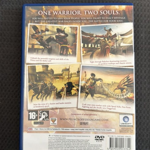 Prince of Persia The Two Thrones PS2 game