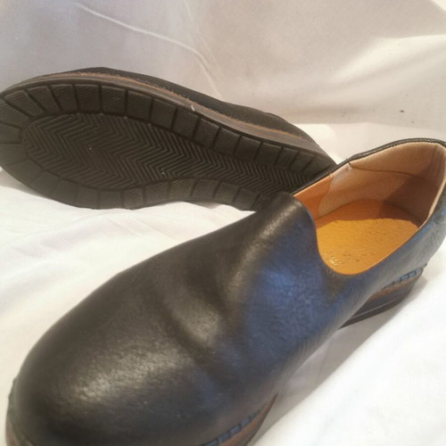 Women's leather shoes used, size 38, black