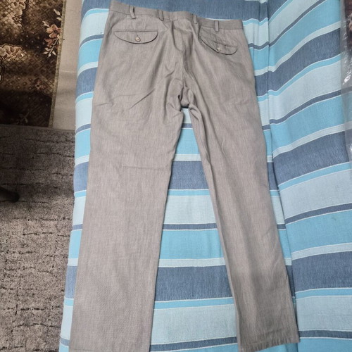 Massimo Dutti men's summer pants, light grey, size 32