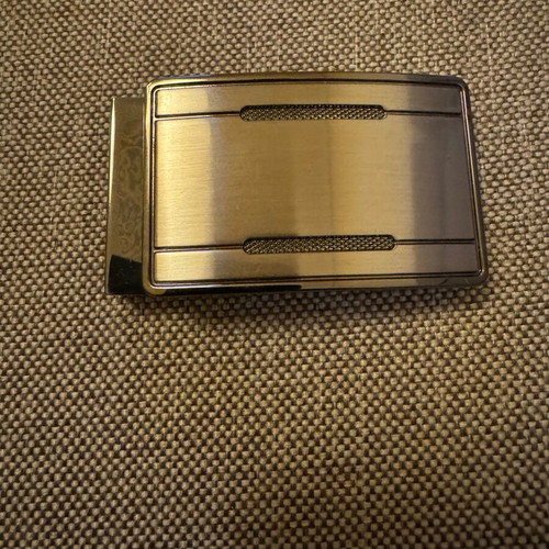 Belt buckle like new, silver