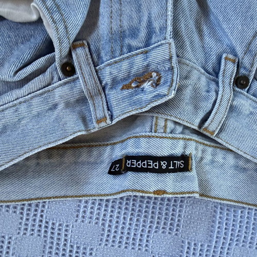 Salt & Pepper jeans like new, turquoise, size M 38 10, ripped