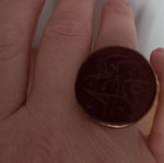 Ring used from Turkey, large and unique