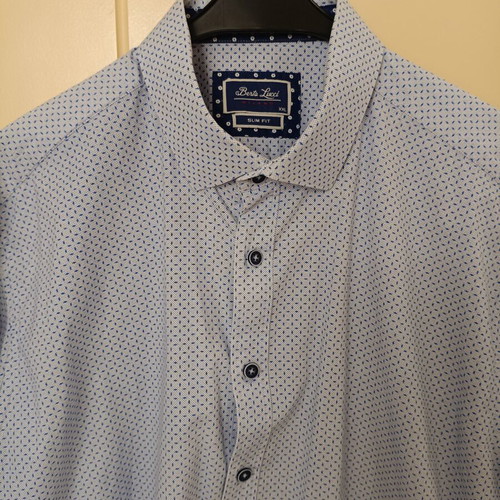 Berto Lucci men's suit like new, jacket, shirt and chino pants