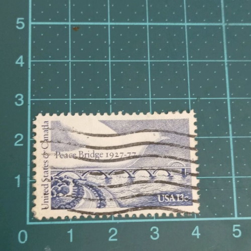United States 1977 Peace Bridge stamp like new