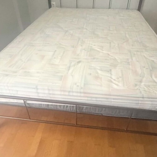 Double bed with mattress like new