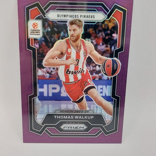 2023-24 Euroleague Prizm Thomas Walkup purple like new /99