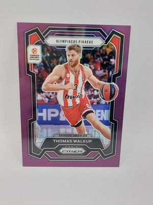 2023-24 Euroleague Prizm Thomas Walkup purple like new /99