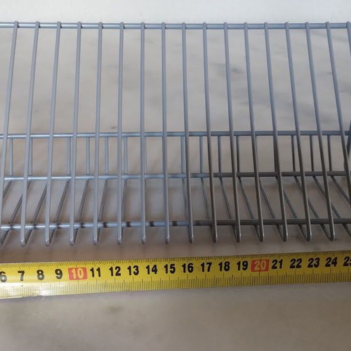 Metal CD Stand rack like new, holds 20 cases
