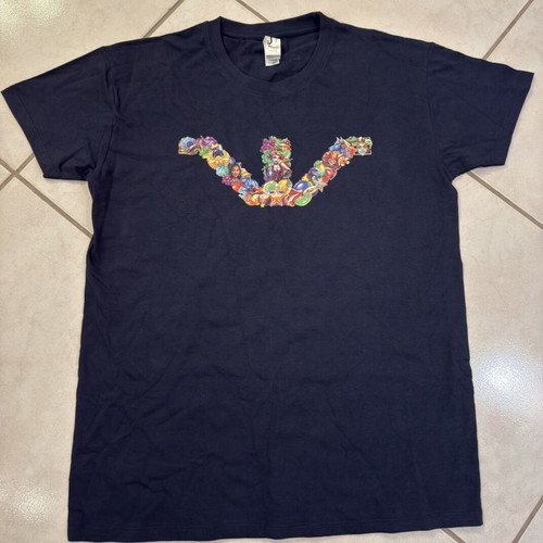 Black T-shirt Sol's Synot graphic design small new