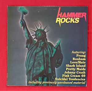 Δίσκος βινύλιο LP Συλλογή rock μουσικής."Hammer Rocks"