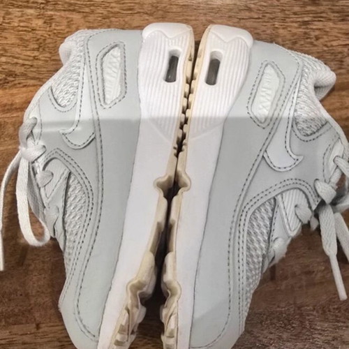 Nike Air Max 90 sneakers used, light grey toddler size 25