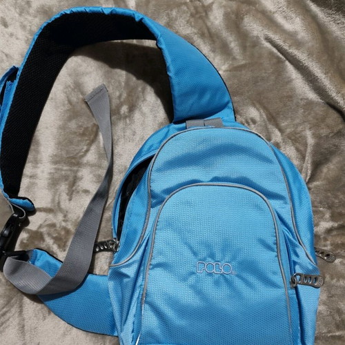Polo crossbody bag used, blue