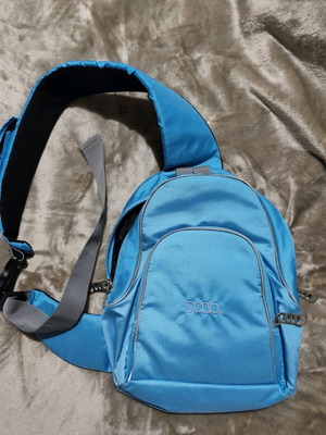 Polo crossbody bag used, blue
