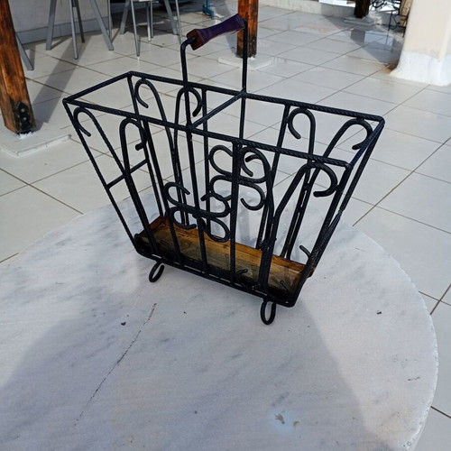 Umbrella stand used, made of solid iron