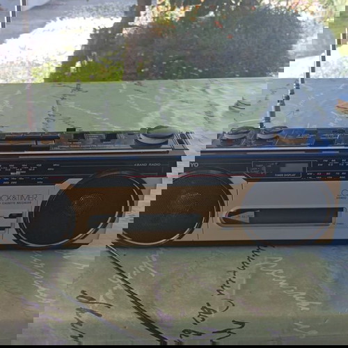 Φορητό ραδιοκασετόφωνο Sanyo MS320L μεταχειρισμένο, vintage