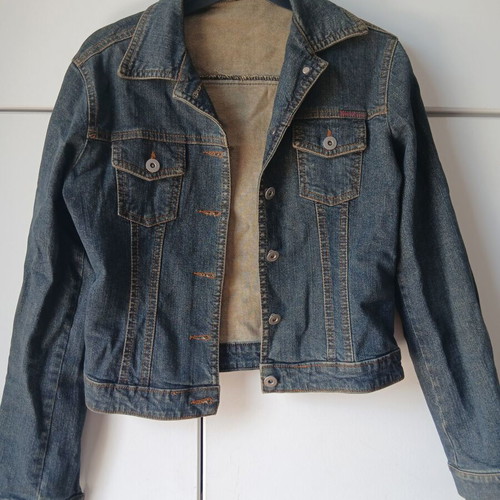 Ysatis denim jacket like new, blue, small/medium