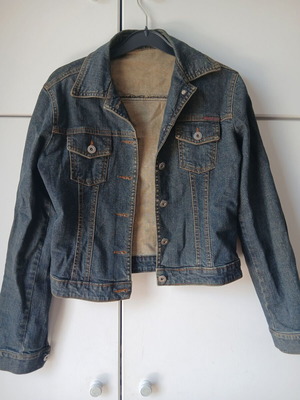 Ysatis denim jacket like new, blue, small/medium