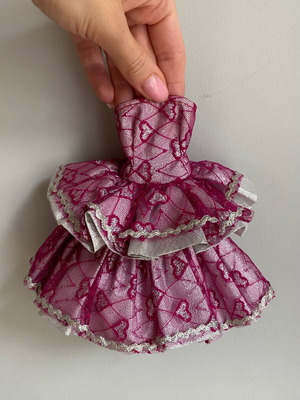 Vintage Puff Evening Dress for Bibi-Bo doll