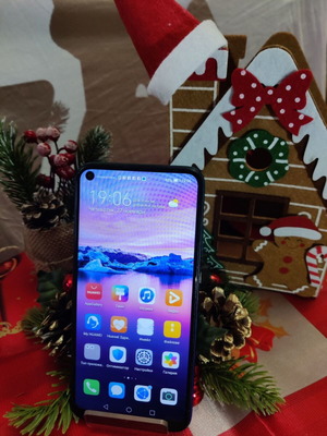 Huawei P40 Lite σαν καινούριο, μπλε, 32GB, διπλή SIM