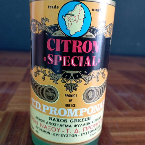 Citron Special used citron leaf distillate from Naxos T.D. Promponas