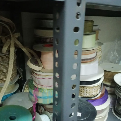 Ribbons in various colors for sewing and general use, new