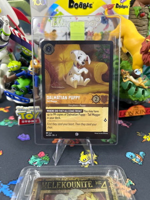 Dalmatian Puppy Lorcana Disney TCG κάρτα holographic foil mint/nm condition