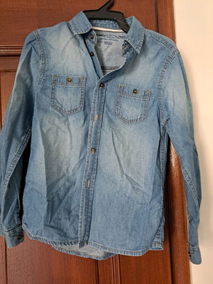 Mayoral denim shirt kids like new size 7