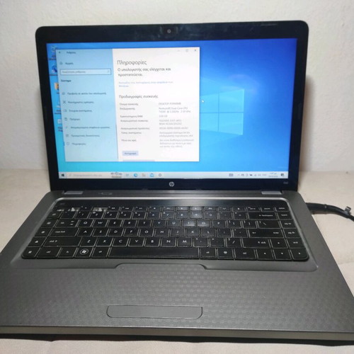 Laptop HP G62 used with Windows 10 and Intel dual core