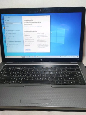 Laptop HP G62 used with Windows 10 and Intel dual core