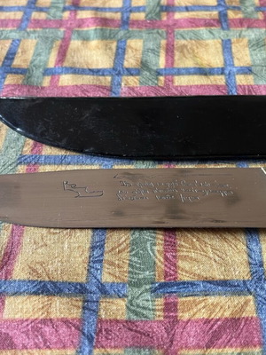 Traditional Cretan knife used