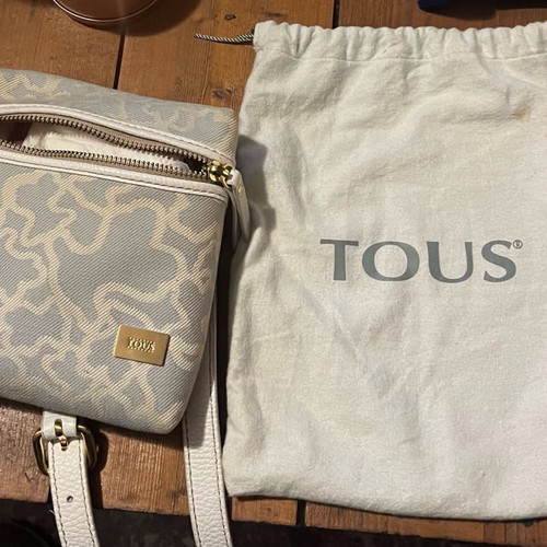 Tous crossbody bag like new, authentic fabric with leather strap
