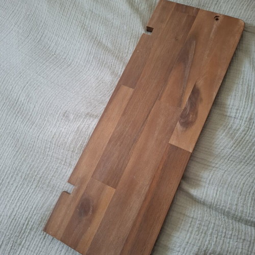 Wooden shelf made of solid acacia wood new, 56×20 cm