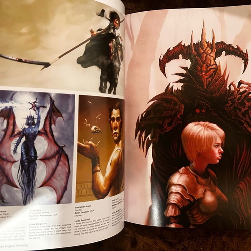 D’artiste Digital Painting art book like new
