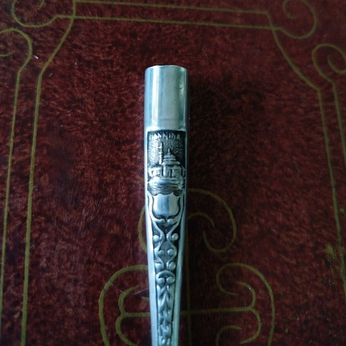 Silver Vintage Cigarette Holder like new, 12 cm, 800 hallmark