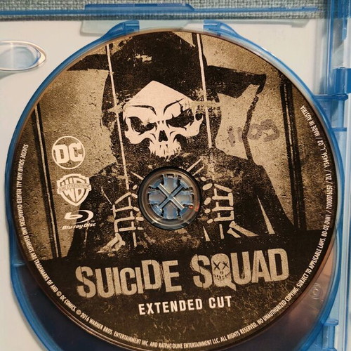 Suicide Squad Special Edition Blu-ray used with Greek subtitles