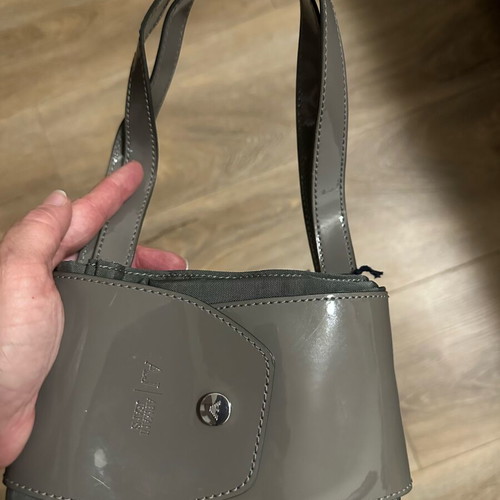 Armani Jeans shoulder bag foldable gray new