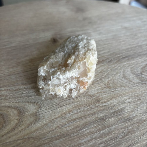 Honey Calcite raw crystal cluster