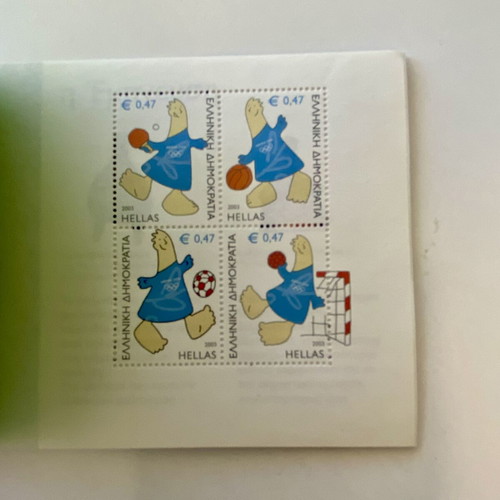 Olympic Games 2004 Athens Commemorative Stamp Booklet new