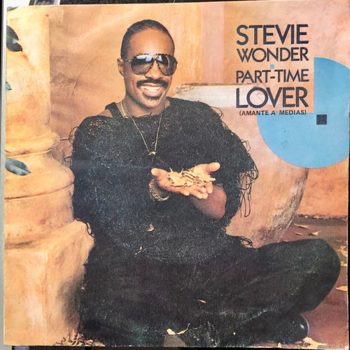 Stevie Wonder Part-Time Lover vinyl like new, 7", 45 RPM, single, pop