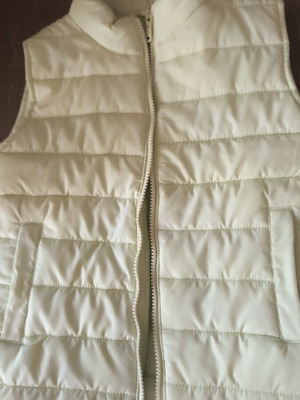 Sleeveless jacket for boys size 7-8 years like new, yellow