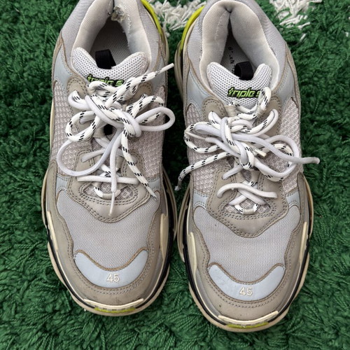 Balenciaga Triple S sneakers used, size 45, grey